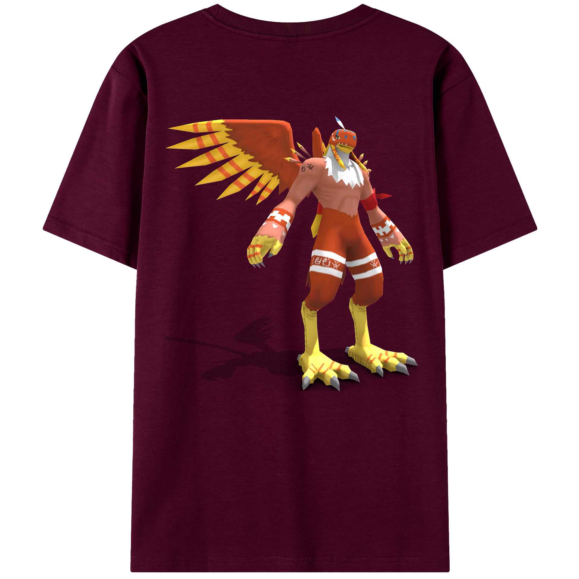 （画像用） Digimon デジタルモンスター/デジモン レディース半袖Tシャツ(バックプリント)